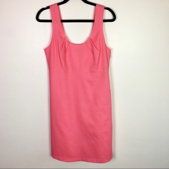 Lands' End Pink Summer Dress, Sleeveless, Lined, Pockets EUC - Picture 1 of 8